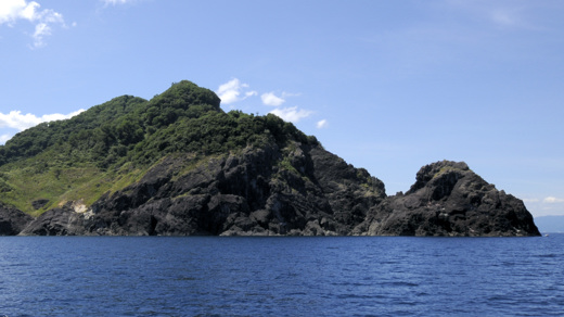 成生岬の突端