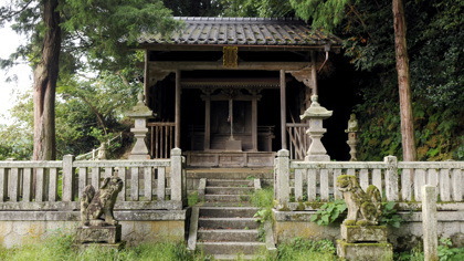 阿字野神社(立石)