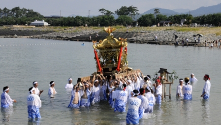 水無月神社川裾祭り