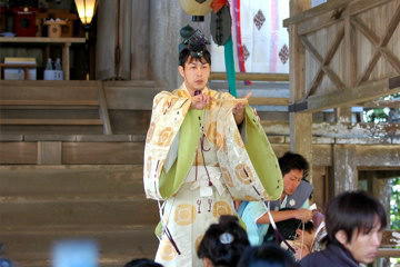 千歳の舞い：浦嶋神社延年祭